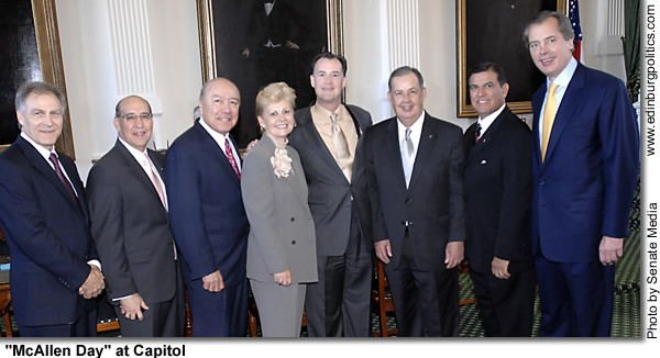 Edinburg honored by Texas Legislature - Titans of the Texas Legislature McAllen Day
