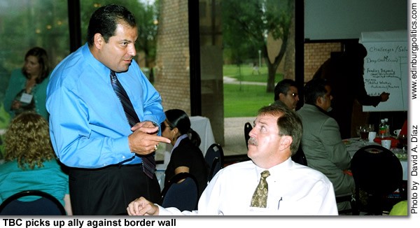County Judge Salinas applauds Gov. Richardson's promise to bring down planned U.S. border wall - Titans of the Texas Legislature tbcally.jpg