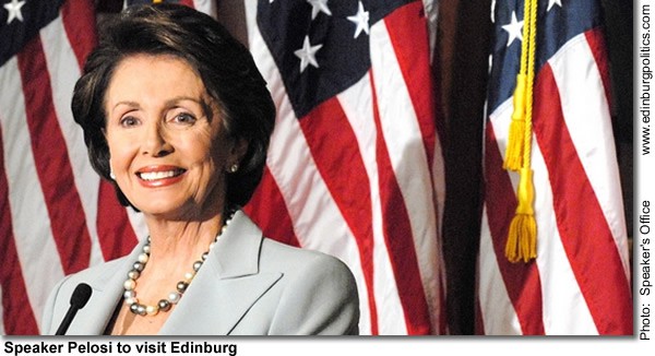 U.S. Speaker of the House Pelosi to visit UTPA, newly-opened Women's Hospital at Renaissance - Titans of the Texas Legislature pelosi.jpg