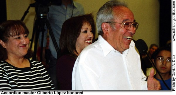 Judge Susan Criss' family legacy includes helping abolish "slavery" of farm workers in Texas - Titans of the Texas Legislature accordianmasterlopez.jpg