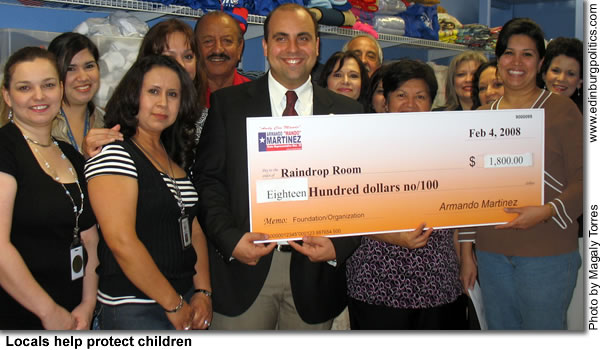 Sen. Hinojosa criticizes FEMA for ignoring Valley victims following major wildfires in Hidalgo County - Titans of the Texas Legislature 20080321a3.jpg