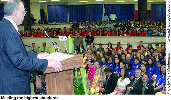 Trustee Carmen González praises passage of $112M bond issue, ethical reforms, high academic honors - Ozuna - Titans of the Texas Legislature